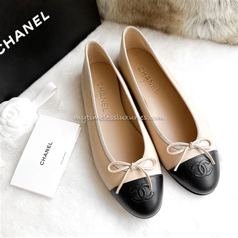 chanel ballet flats price in paris|chanel ballet flats beige.